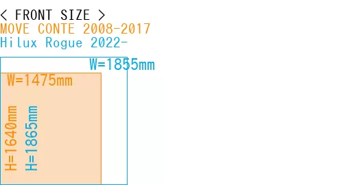 #MOVE CONTE 2008-2017 + Hilux Rogue 2022-
